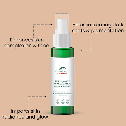 Alps Goodness Rice Liquorice and Niacinamide Brightening Toner